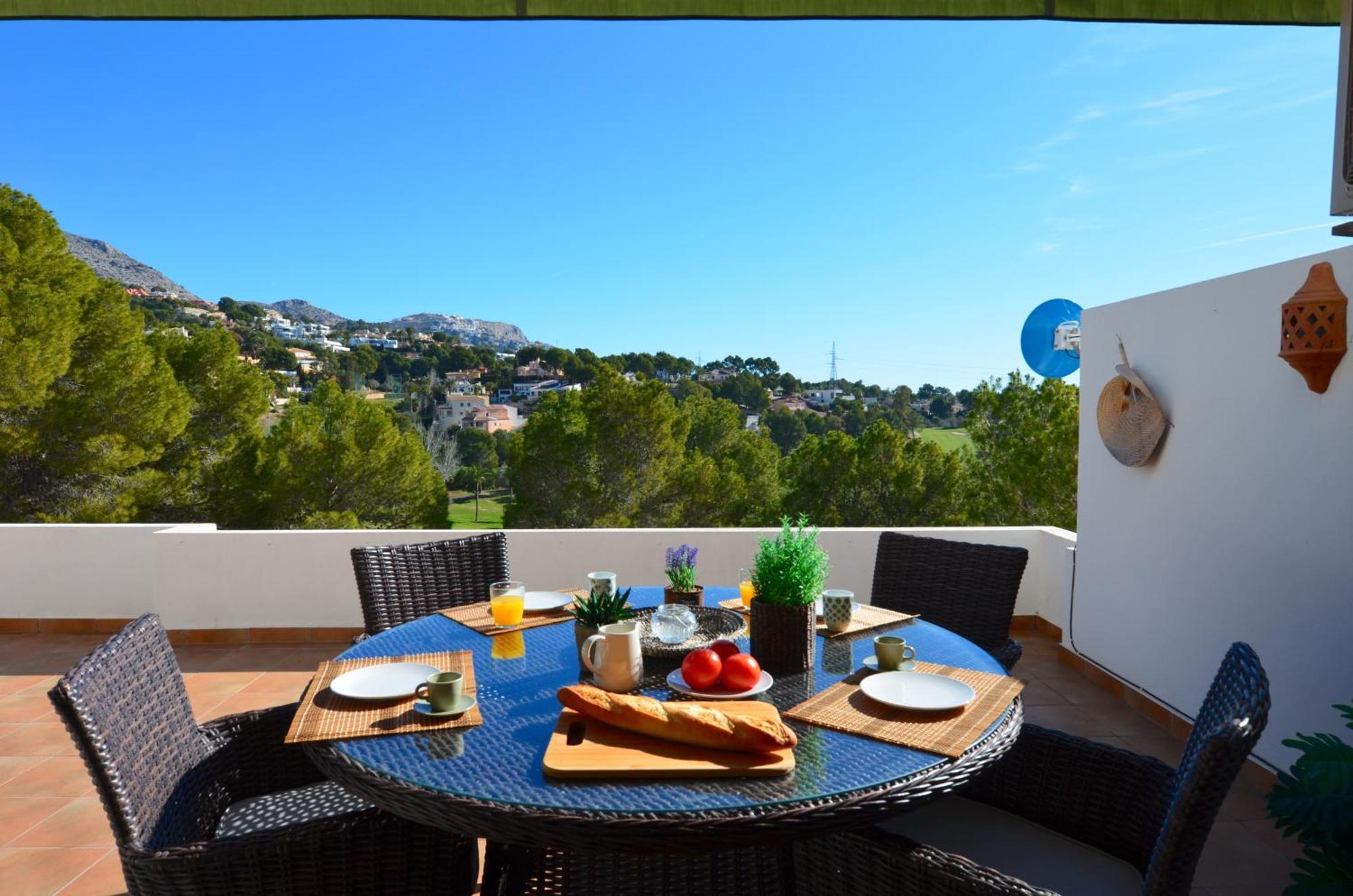 Апартаменты Altea La Vella, Casa Ama Vida Экстерьер фото