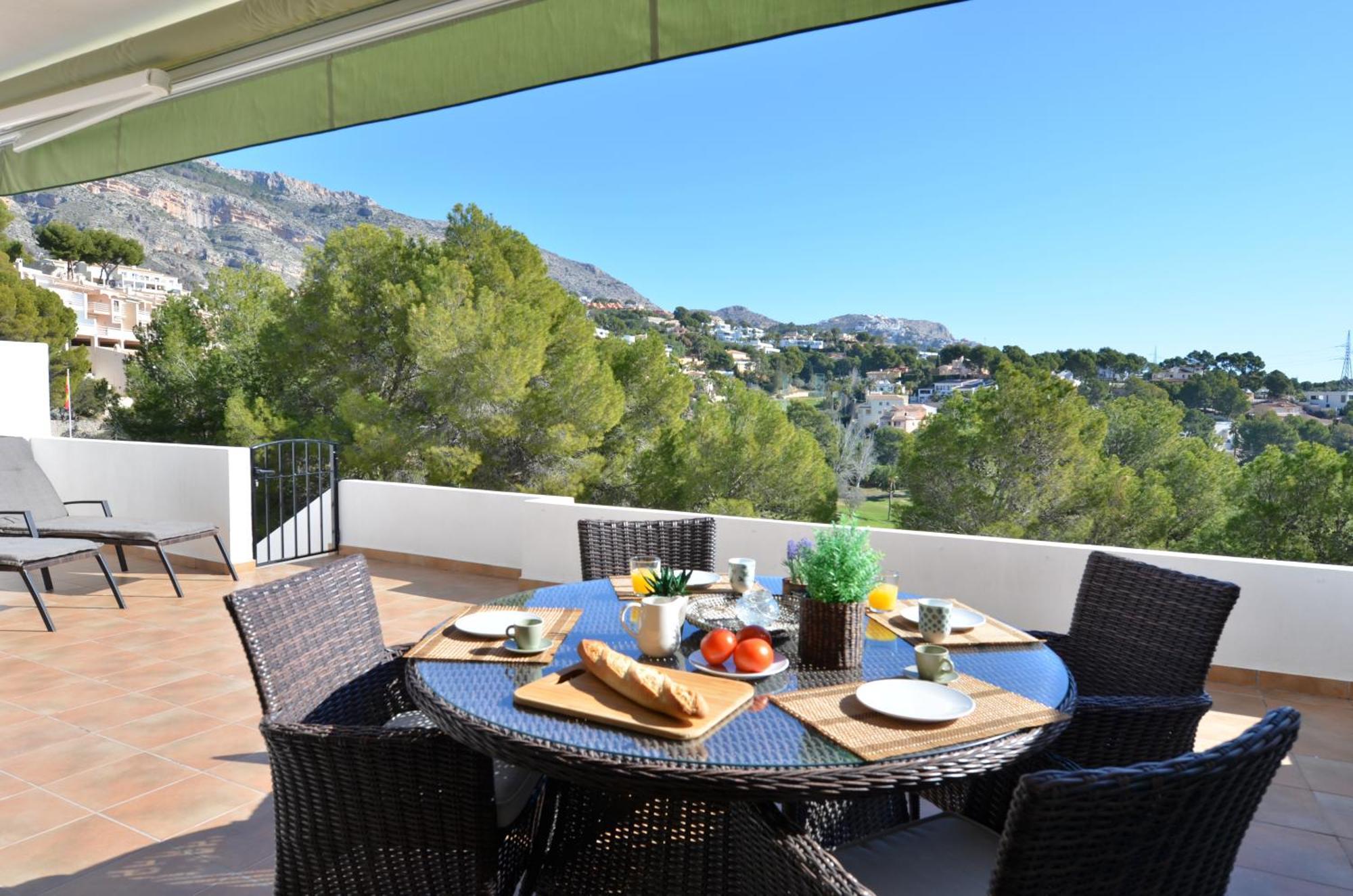 Апартаменты Altea La Vella, Casa Ama Vida Экстерьер фото