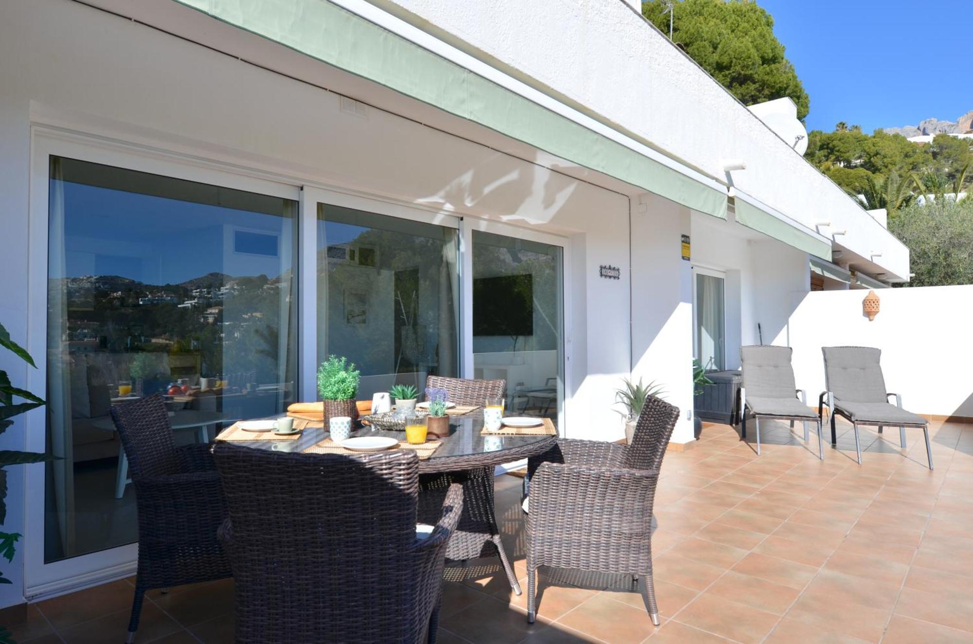 Апартаменты Altea La Vella, Casa Ama Vida Экстерьер фото