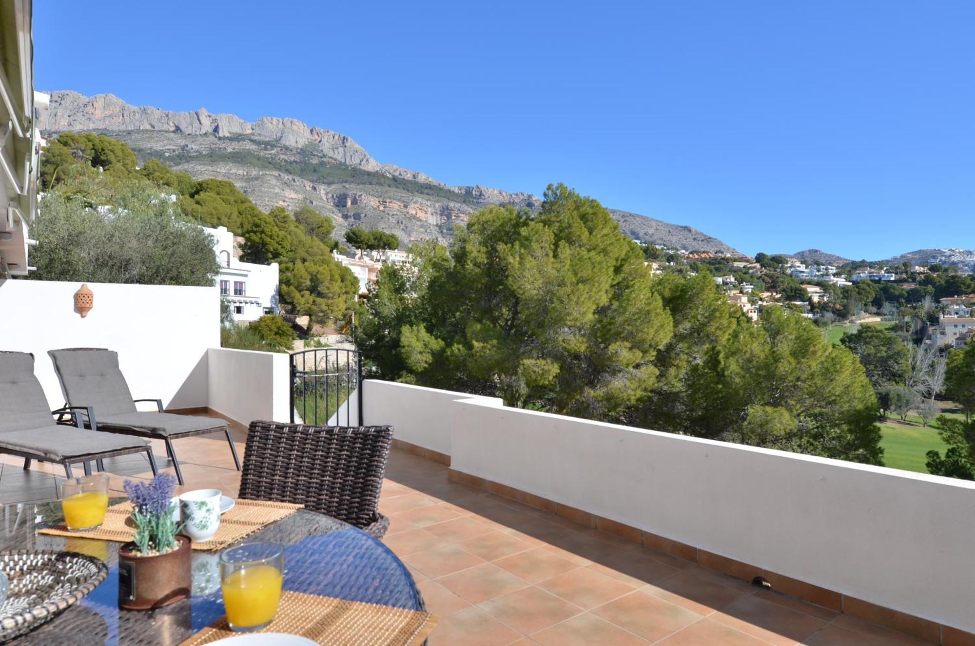 Апартаменты Altea La Vella, Casa Ama Vida Экстерьер фото